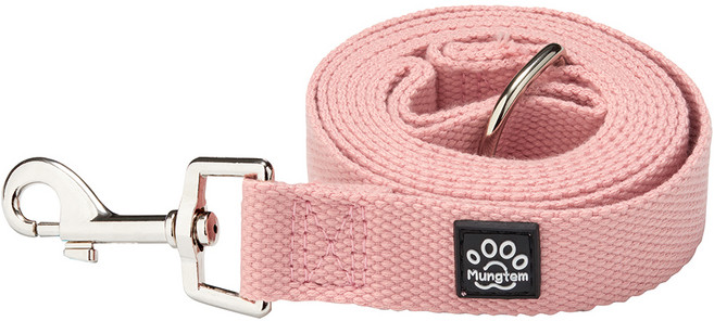 멍템 팔레트 리드줄 1.8M, 파스텔 핑크, 1개