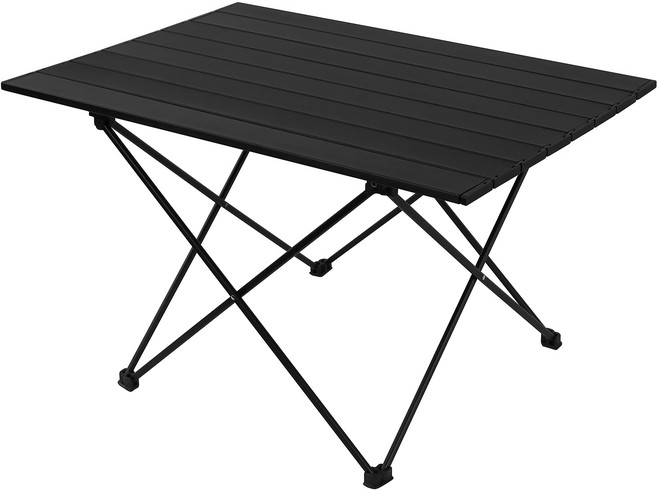 코멧 아웃도어 초경량 폴딩 캠핑 롤테이블 블랙