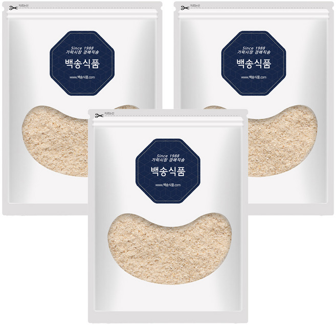 백송식품 표고버섯가루, 500g, 3개