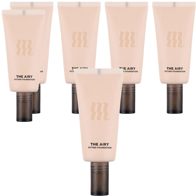 머지 더 에어리 피팅 파운데이션 30ml, AF1 아이보리, 6개