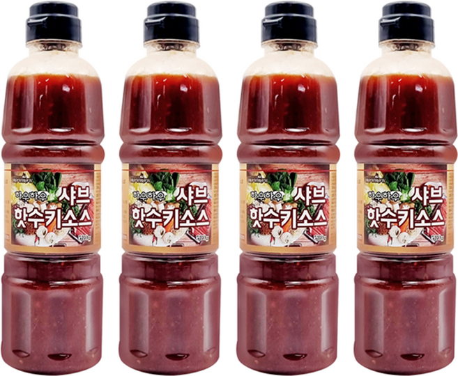 하우하우 샤브핫수끼소스, 580g, 4개