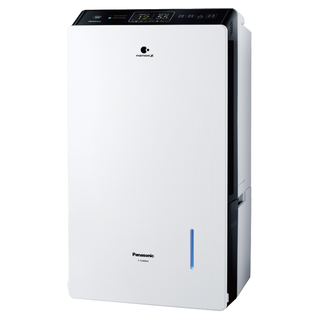Panasonic 20L 變頻 除濕機 全彩液晶觸控螢幕 空氣清淨 衣物烘乾 智慧控制 白色 F-YV40MH 20kg