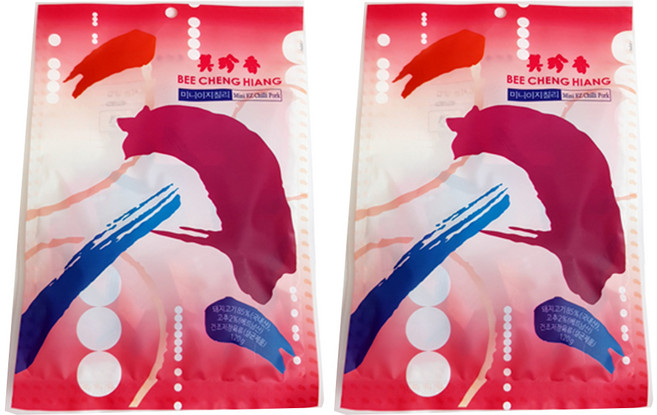 비첸향 이지팩 칠리포크 육포, 120g, 2개