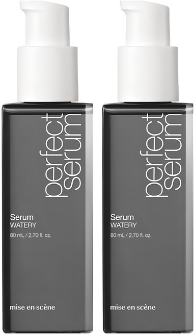 mise en scene 魅尚萱 完美水潤護髮精油 Serum Watery 快速滲透 吸收效果佳, 80ml, 2瓶