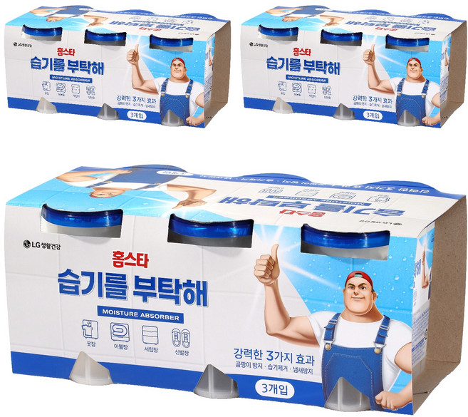 홈스타 습기를 부탁해 제습제, 275g, 9개