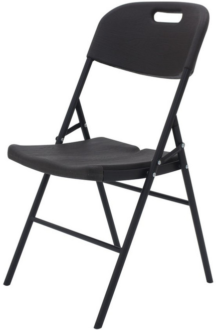 프리미엄 브로몰딩 접이식 의자 OT130, 우드무늬, 1개