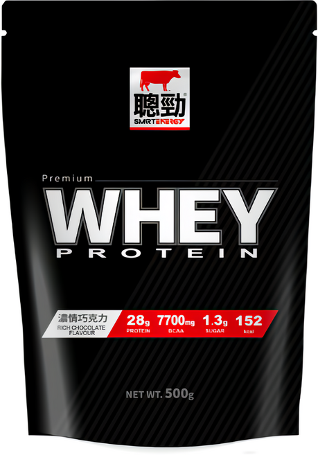 RED COW 紅牛 聰勁即溶乳清蛋白 濃情巧克力, 500g, 1包