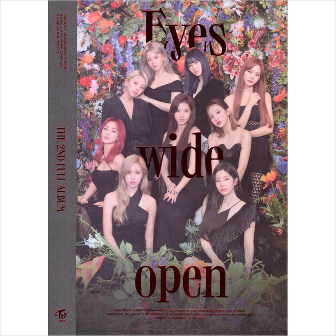 TWICE 正規2輯《Eyes wide open》(版本隨機), 1CD