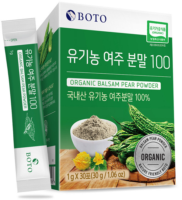 보뚜 유기농 여주 분말 100 30p, 30g, 1개