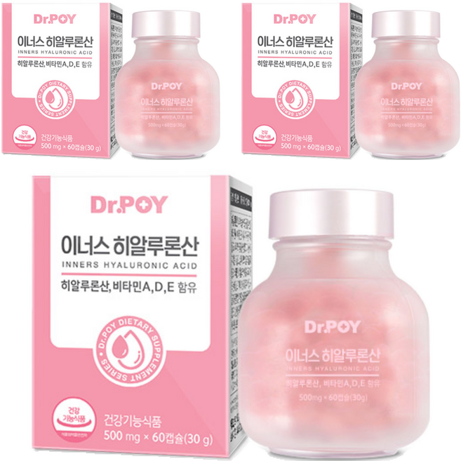 닥터포이 이너스 히알루론산 30g, 60정, 3개