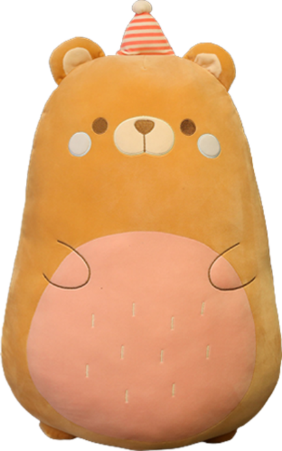 네이처타임즈 동글 캐릭터 인형 곰, 혼합색상, 80cm, 1개