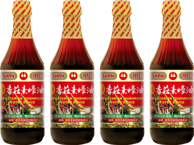 萬家香 特級香菇素蠔油, 700g, 4瓶
