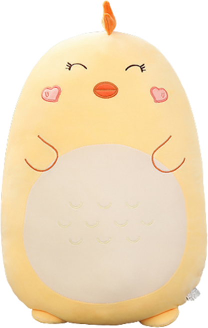 네이처타임즈 동글 캐릭터 인형 병아리, 혼합색상, 45cm, 1개