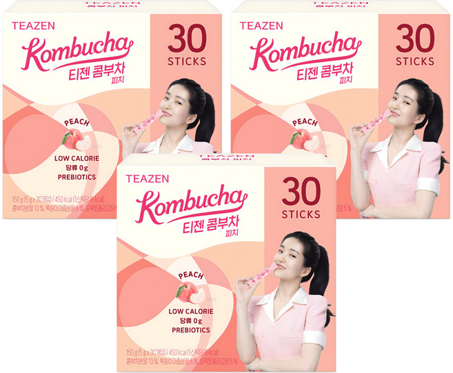 티젠 콤부차 피치, 5g, 30개입, 3개