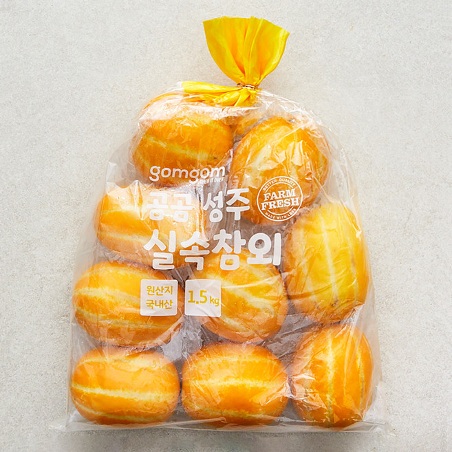 곰곰 성주 실속참외, 1.5kg, 1개