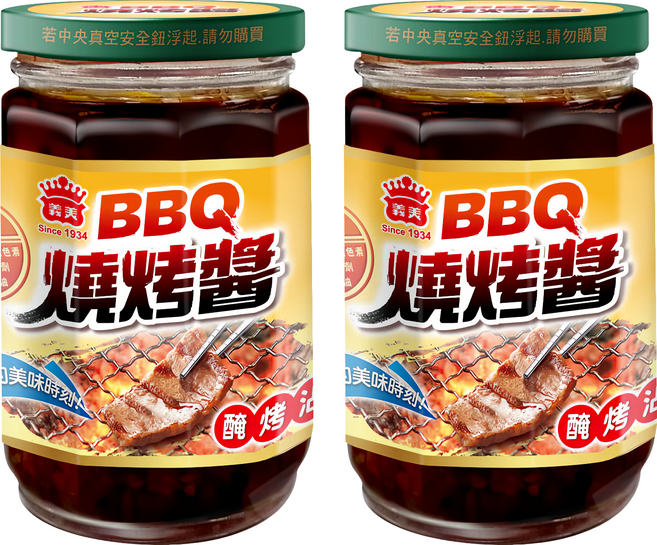義美 BBQ燒烤醬, 300ml, 2罐