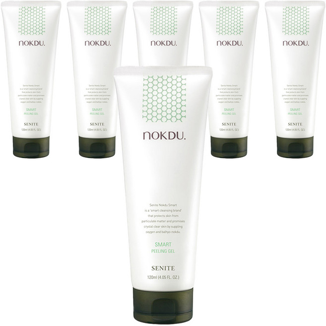 코리아나 세니떼 녹두 스마트 필링 젤, 120ml, 6개