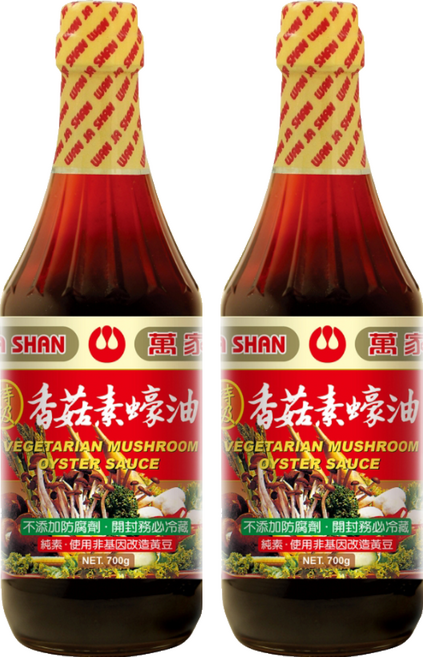 萬家香 特級香菇素蠔油, 700g, 2瓶