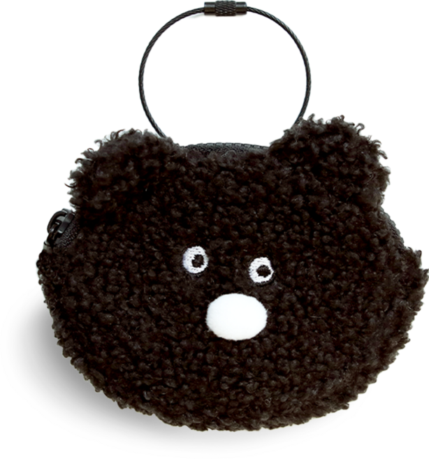 아이코닉 두들 키링 파우치 에어팟 버즈 케이스, 02 BEAR, 1개