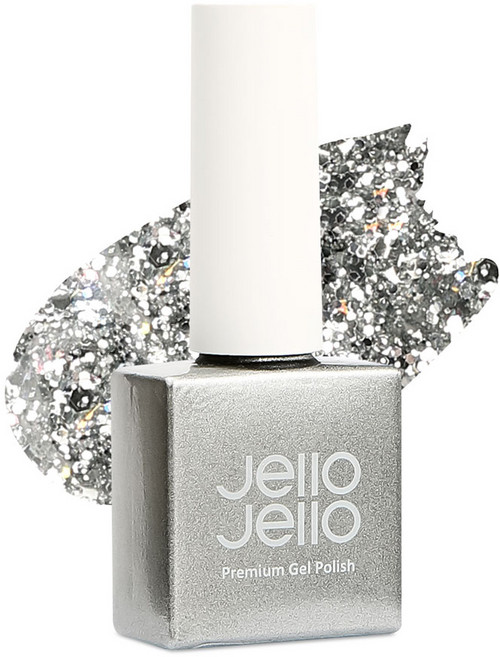 젤로젤로 프리미엄 젤 폴리쉬, JG-30 메탈릭실버, 10ml, 1개