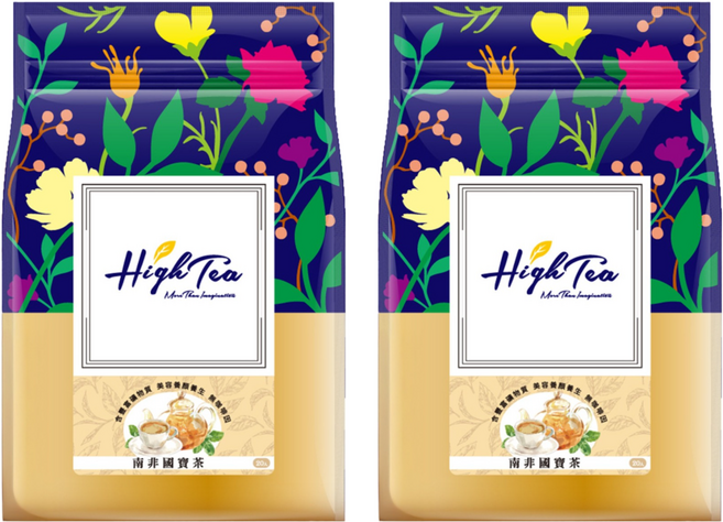 High Tea 伂橙 家庭分享包 南非國寶茶, 7g, 20包, 2袋