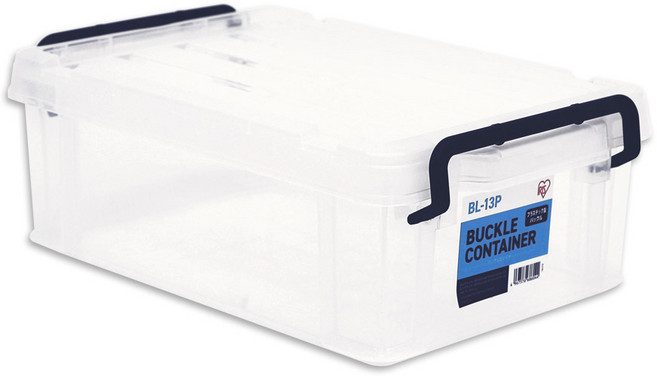 아이리스 하이엔드 버클 리빙박스 BL시리즈, 투명, 12.1L, 1개