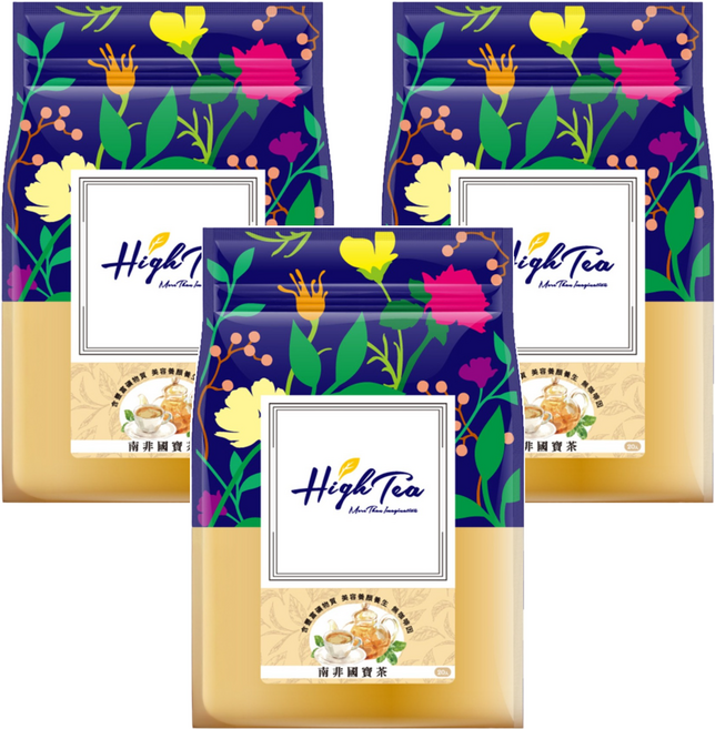High Tea 伂橙 家庭分享包 南非國寶茶, 7g, 20包, 3袋