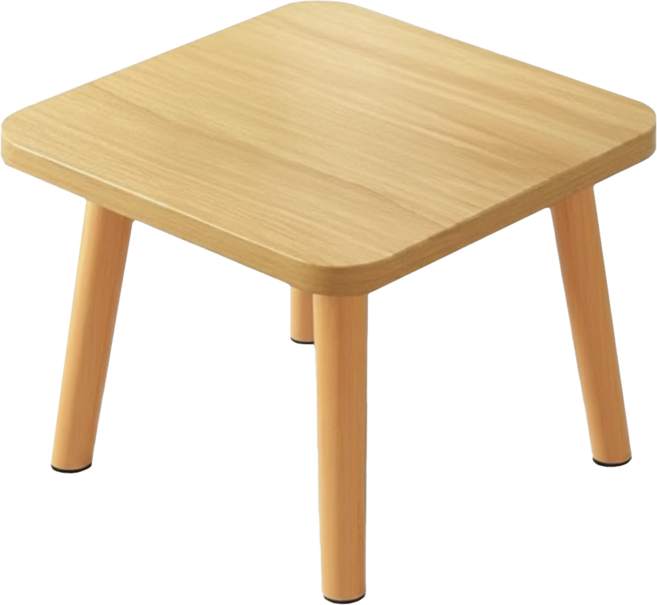 小麥購物 迷你小茶几 L760, 木色