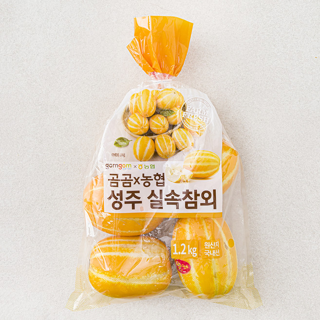 곰곰 농협 성주 실속참외, 1.2kg, 1봉