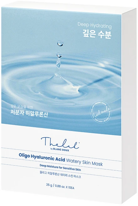 더랩바이블랑두 올리고 히알루론산 워터리 스킨 마스크 250g, 10개입, 1개 - 쿠팡