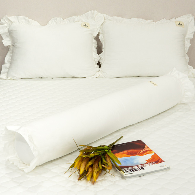 스누즈 고급순면 사계절 라떼 바디필로우, 크림화이트