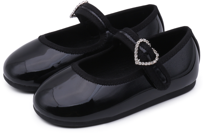 키펀트 여아용 샤이닝 러브 메리제인 구두 U-02