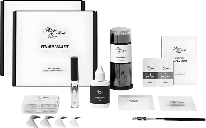 아던샵 셀프 속눈썹펌 키트 펌글루용, 복숭아향, 2세트