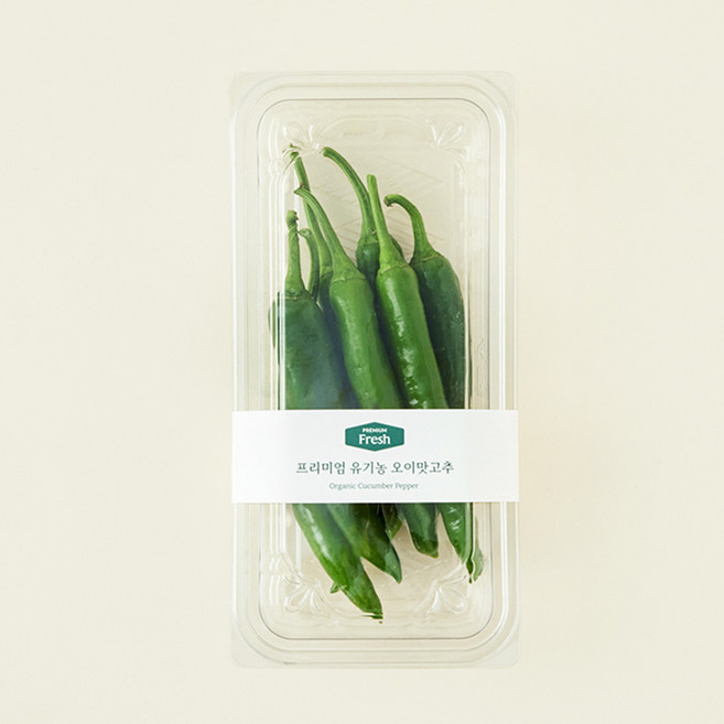 프리미엄 유기농 오이맛고추, 150g, 1개
