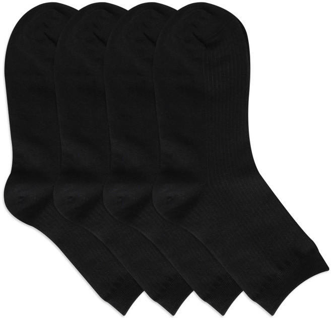 코지라벨 남성용 골지 중목 양말 4족