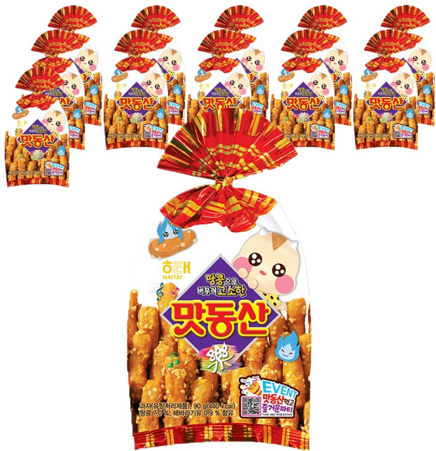 해태제과 맛동산, 90g, 12개