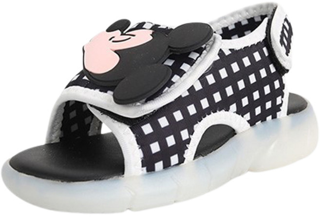 슈펜키즈 여아용 토들러 미키 라이팅 샌들 VKDM78S1D