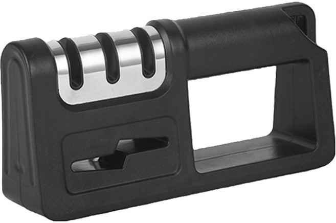 뉴리스 다기능 손잡이 칼갈이기, 블랙, 1개