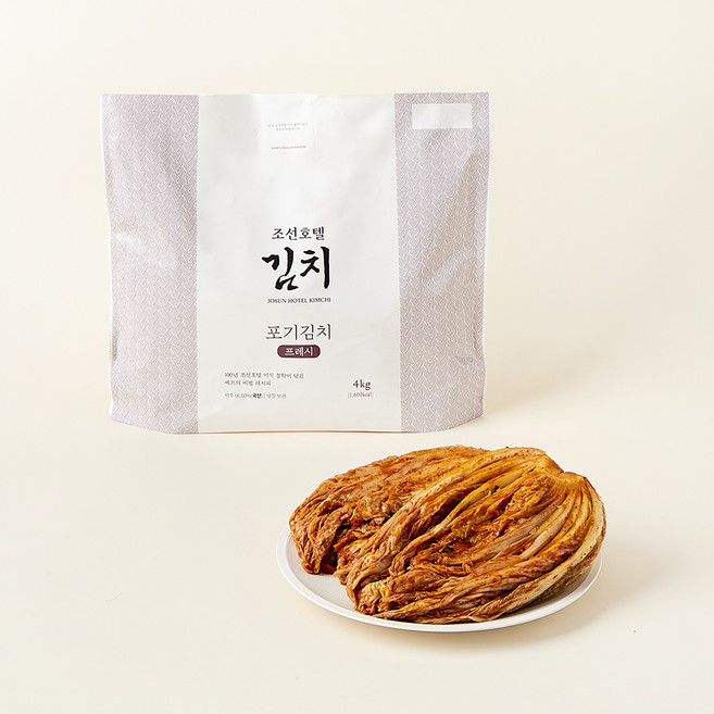 조선호텔 포기김치 프레시, 4kg, 1개