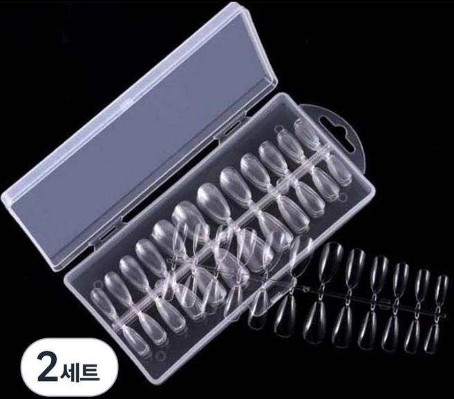 달모아 셀프 네일 연장 팁 240p, 아몬드, 2개