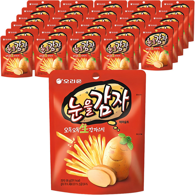 오리온 눈을감자, 56g, 36개