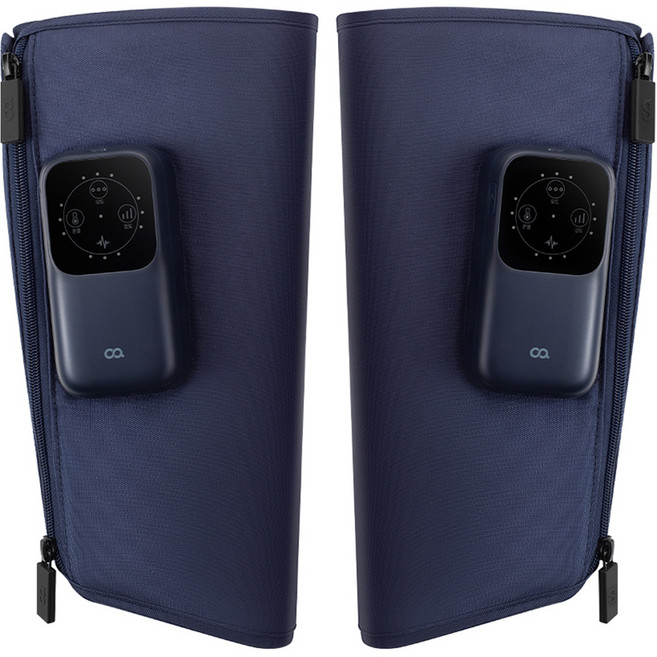 오아 레그스파 EMS 종아리 마사지기 공기압 저주파 다리 안마기, OMSG-016NV, 퍼플