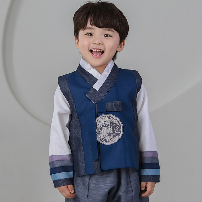 하랑한복 남아용 영웅랑 상하의 세트