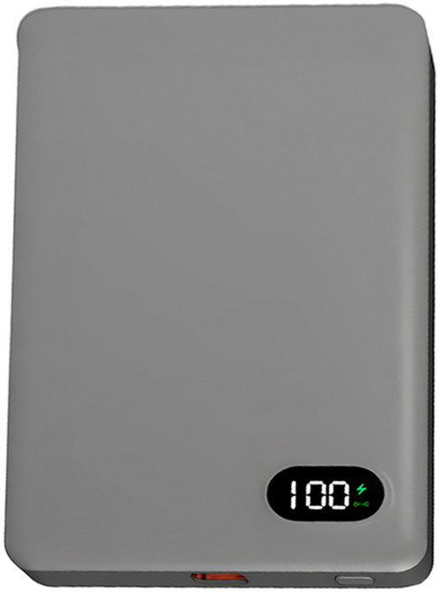 MCK 科技 WCC 超薄磁吸行動電源, 星月銀