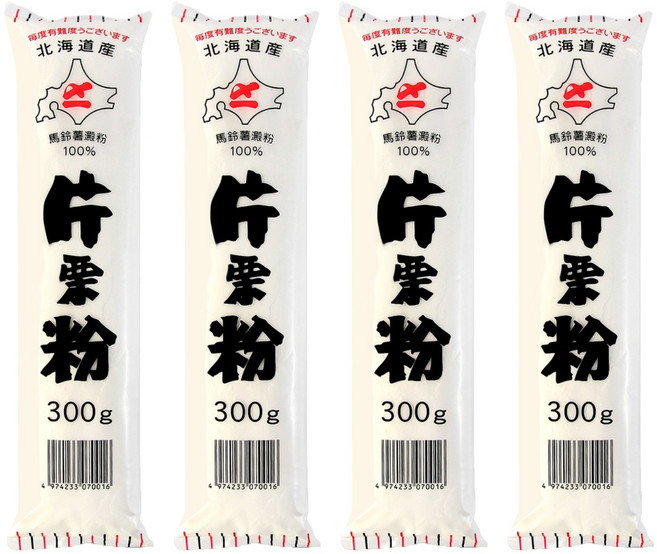 KOKUBU 國分 北海道太白粉, 300g, 4包