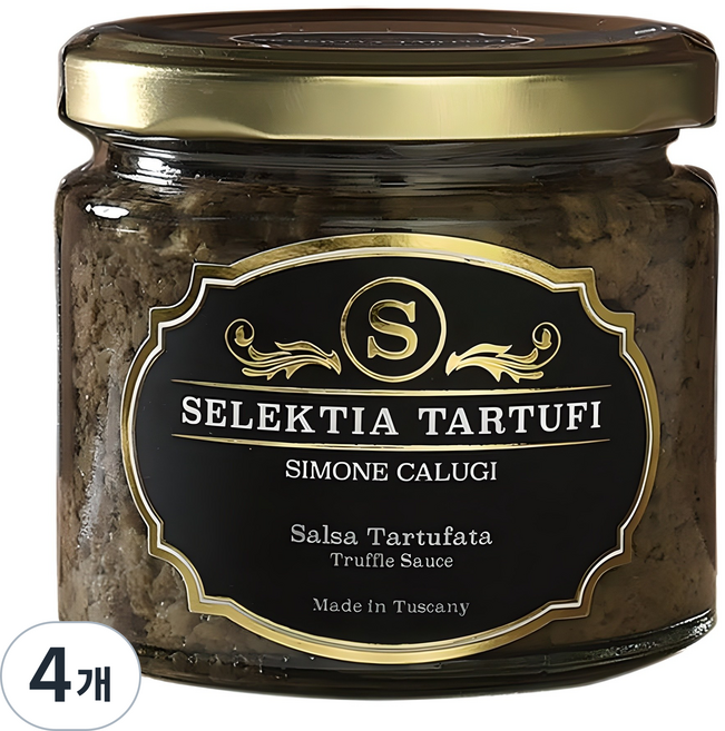 셀렉티아 트러플 소스, 75g, 4개