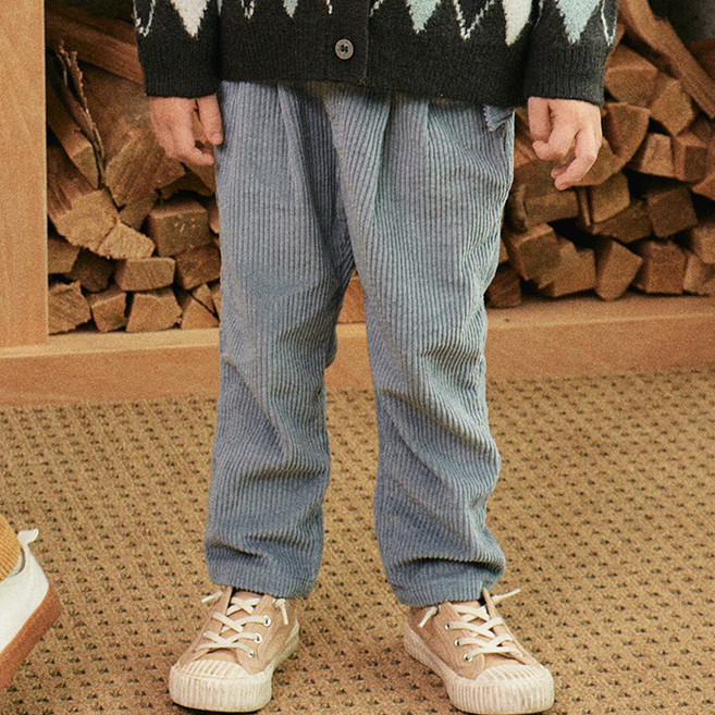 토토헤로스 아동용 TH 제레미 배기 골덴 보온 팬츠