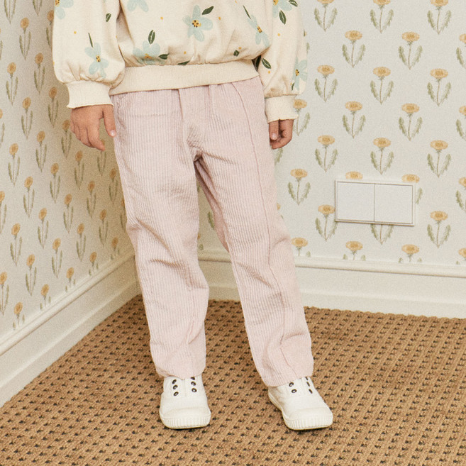 토토헤로스 여아용 TH 로아 슬림 배기핏 보온 팬츠