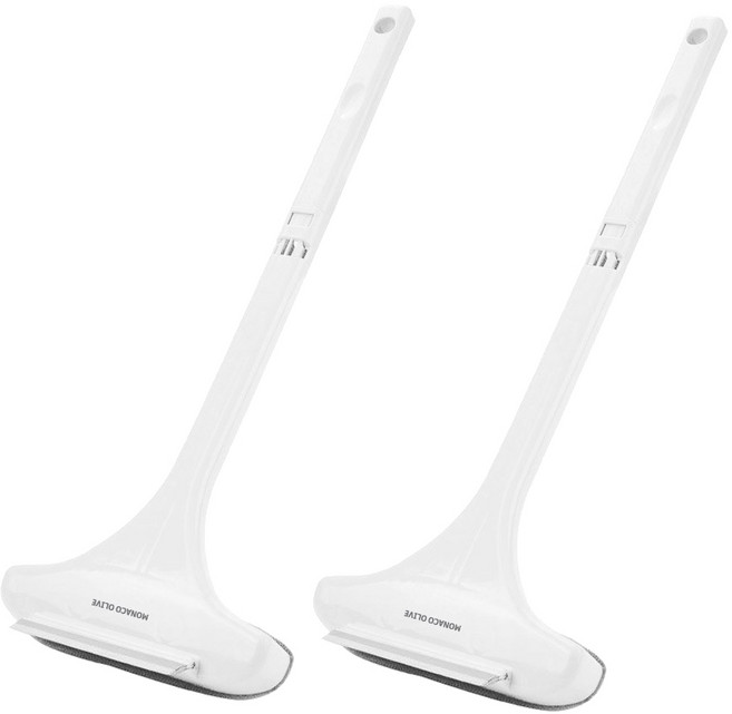 모나코올리브 클린풀 투인원 방충망 청소솔, 화이트, 2개