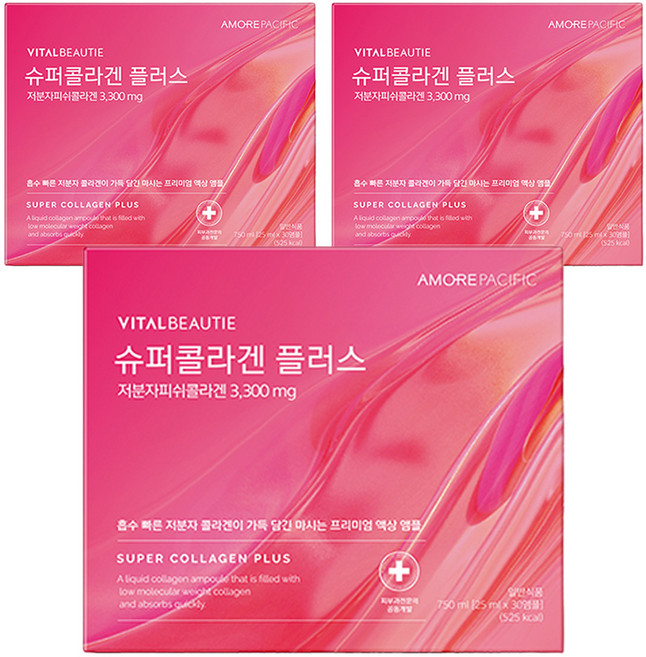 바이탈뷰티 슈퍼콜라겐 플러스 30p, 750ml, 3개